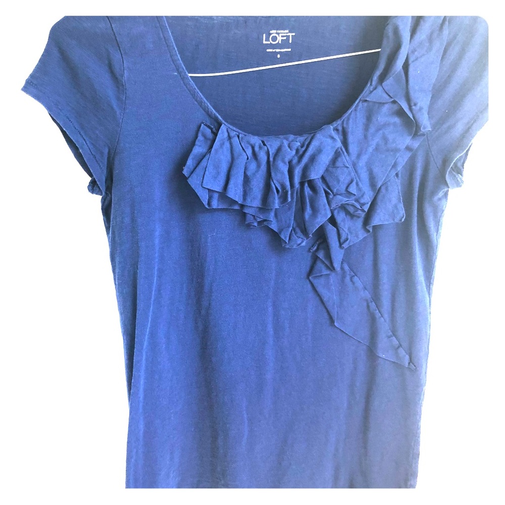 Loft t-shirt with floral accent